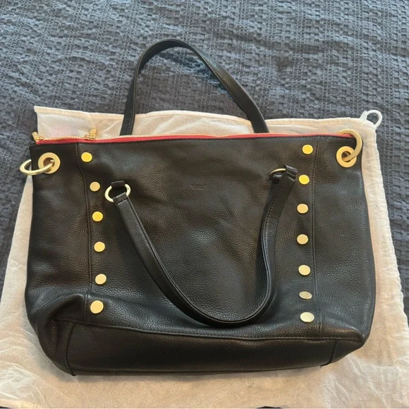 Hammitt Black Tote with Gold studs - Picture 1 of 5
